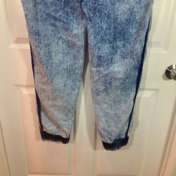 Thrill Acid Wash Jogger Elastic Waist Denim Hip Hop Plus Size 1X - Picture 6 of 10